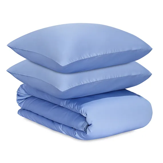 Комплект постельного белья из премиального сатина сиреневого цвета из коллекции essential, 150х200 см