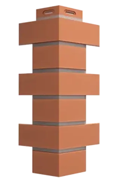 Угол наружный для фасадных панелей Флемиш, Красный