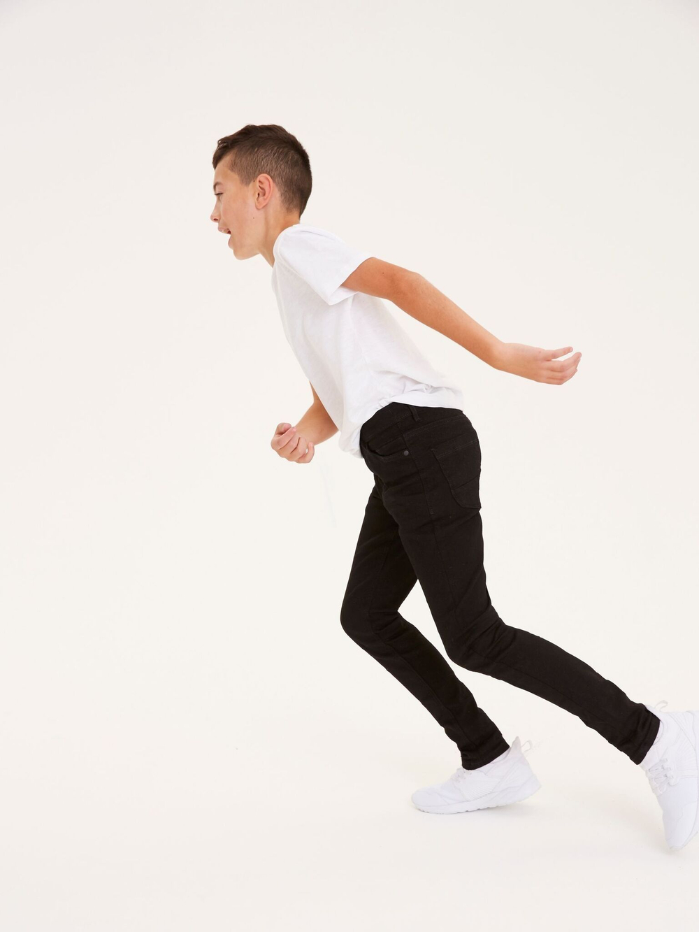 Джинсы с регулируемой талией для мальчика Next 316-063, Черный