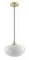 8329HN SATIN BRASSED+WHITE (1) Люстра Veneto Luce