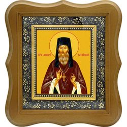 Макарий Алтайский преподобный. Икона на холсте.