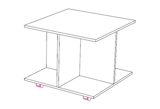 Стол журнальный КОНСУЛ-10