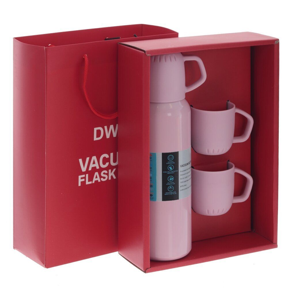 GAEM Термос с двумя кружками, 600 мл, L9,5 W7 H26,5 см