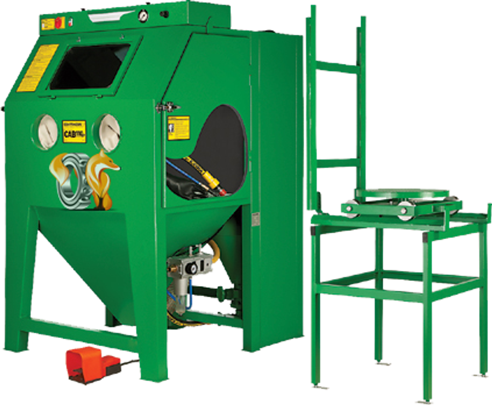 Пескоструйная камера contracor cab-135pt с поворотным столом