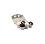 Набор деревянных шаров монохром, 6 деталей