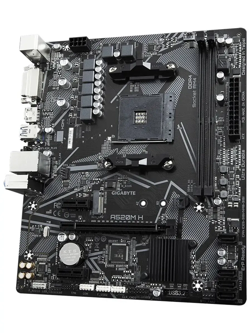 Материнская плата AM4, AMD A520