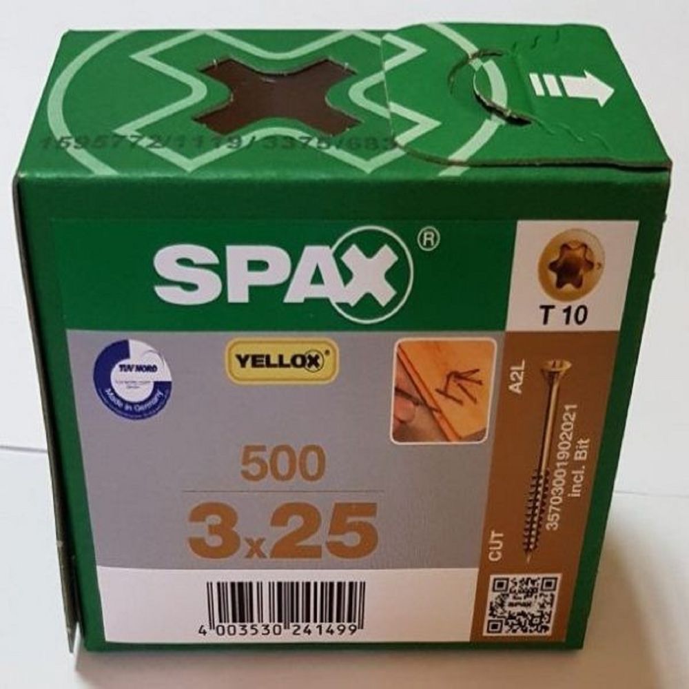 Саморезы Spax T-STAR 3,0х25