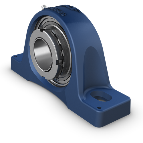 Pillow block ball bearing unit for adapter sleeve locking, cast iron, Japanese standards SYJ 45 KF