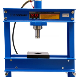 Пресс гидравлический 20 тонн, напольный, цвет синий RAL 5005 ROSSVIK