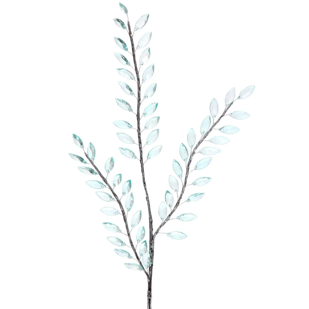 Ветка декоративная «Изысканный стиль» 80 см, Голубой