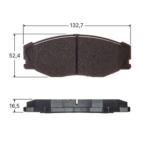 Колодки тормозные дисковые Avantech передние (противоскрипная пластина в компл.) AV399