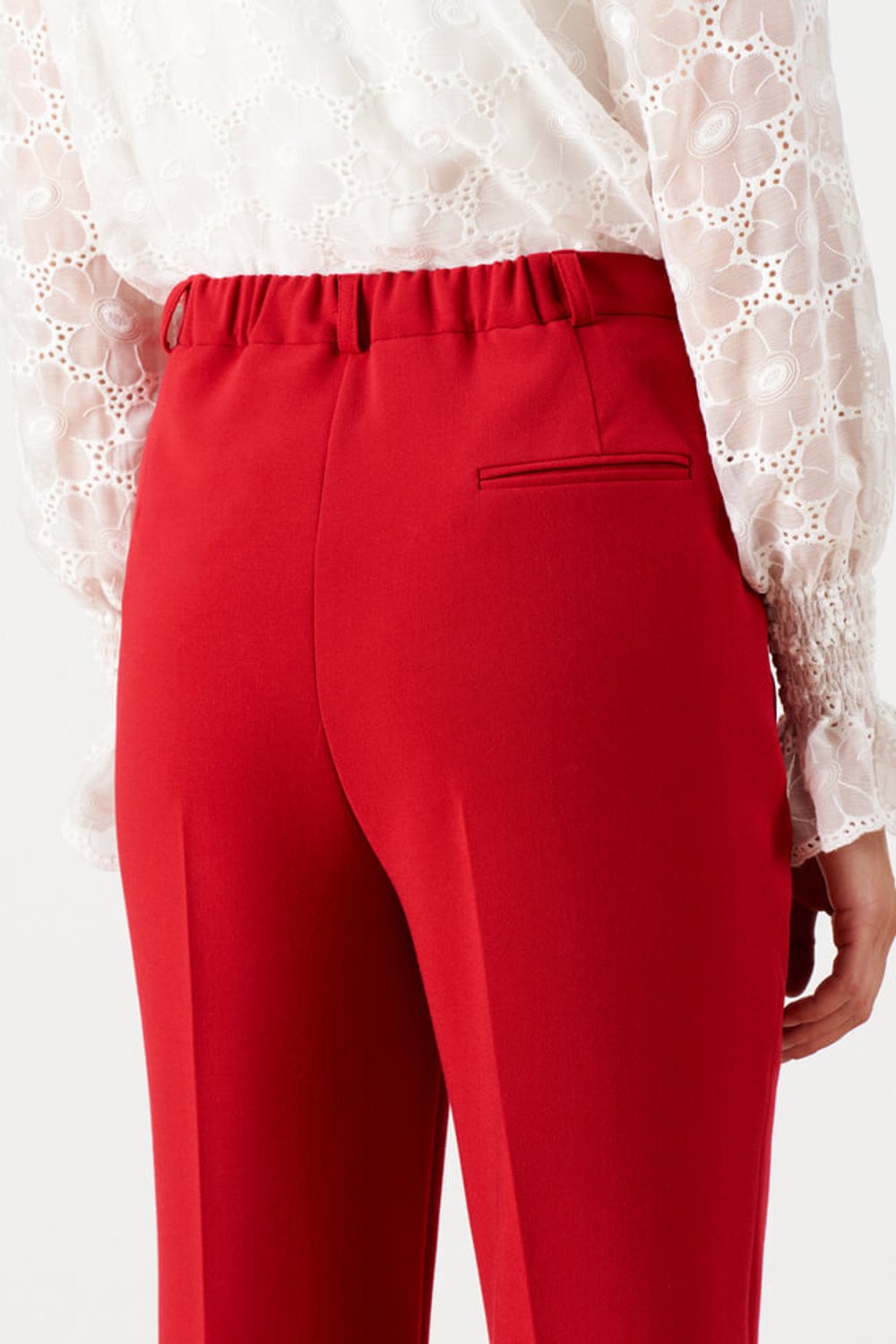 31125 Брюки женские (малиновый)