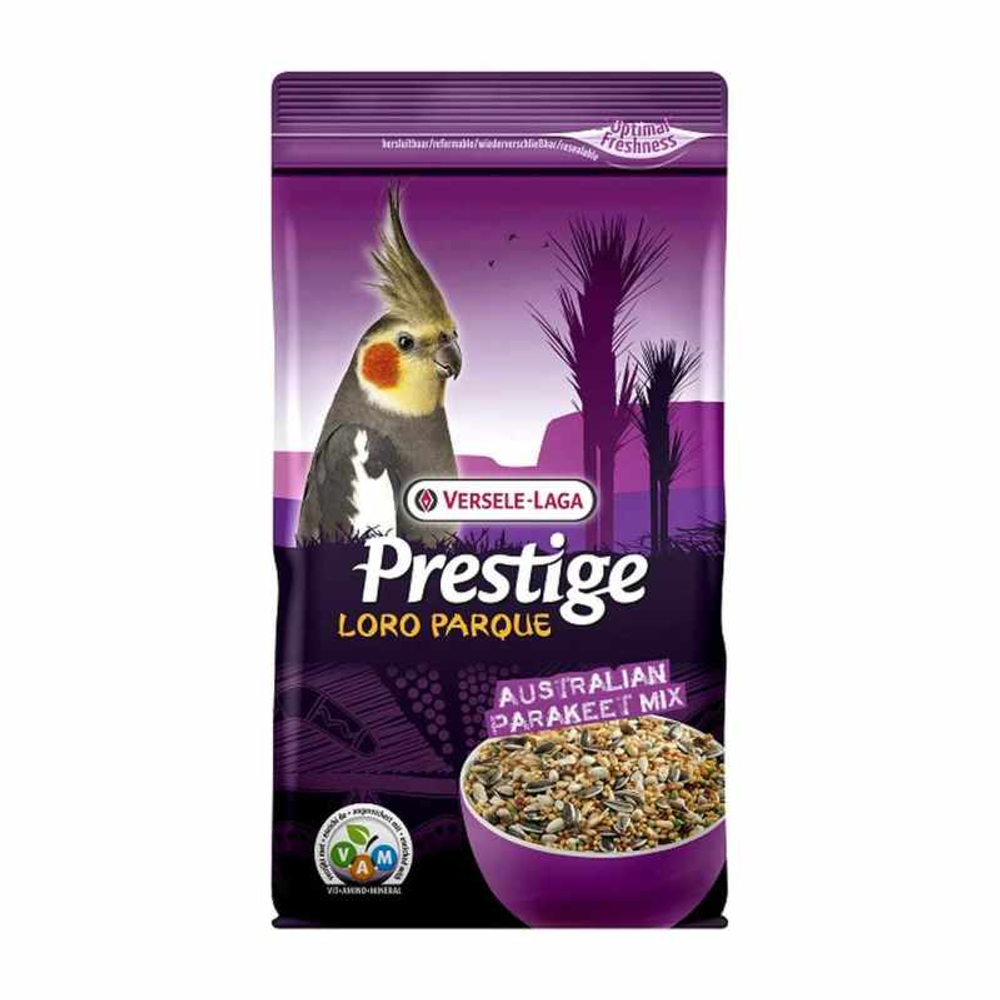 Versele-Laga 1кг Prestige Premium Australian Parakeet Loro Parque Mix Корм для средних попугаев