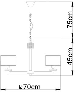 Подвесная люстра Arte Lamp