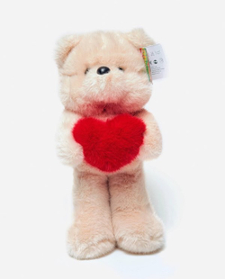 Мягкий "Мишка с сердцем" 30-33 см оптом