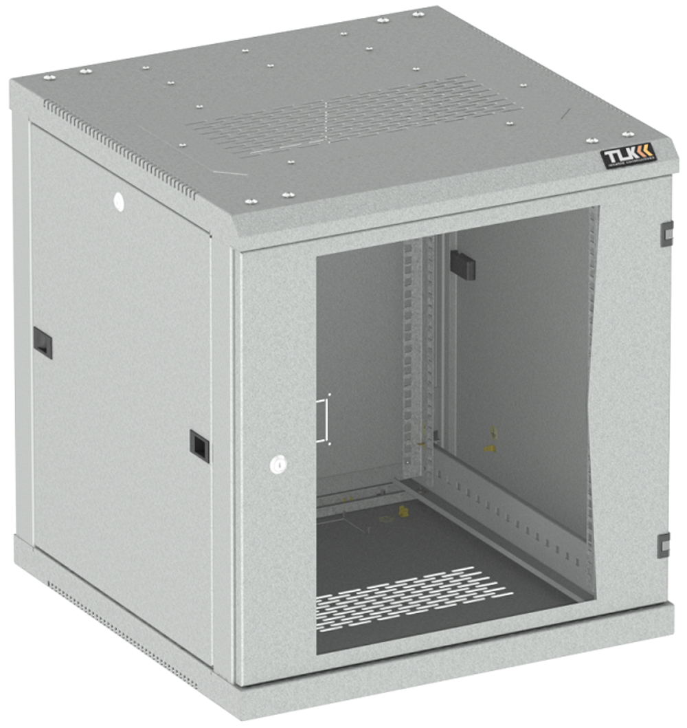 Шкаф настенный 19", 6U TLK TWC-066045-R-G-GY