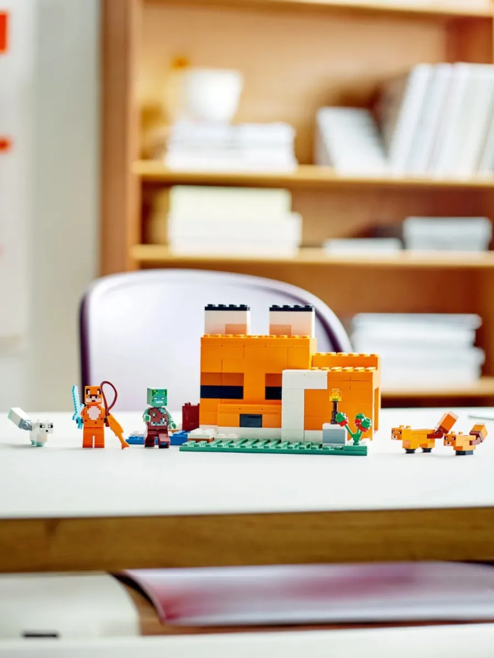 Лего Майнкрафт Лисья хижина 21178