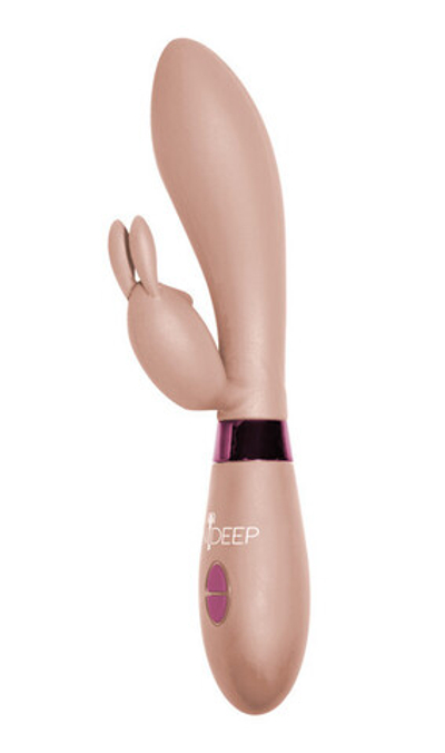 Вибратора Yonce с двойной стимуляцией, 10 режимов вибрации (Цвет: бежевый)