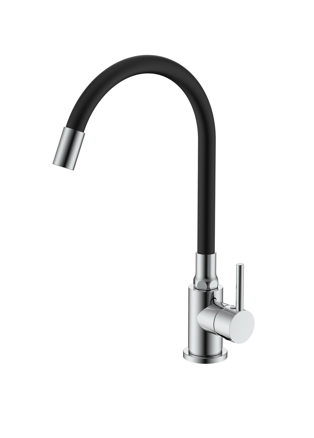 Смеситель для кухни SPLENKA ХРОМ / ЧЁРНЫЙ S201.4406