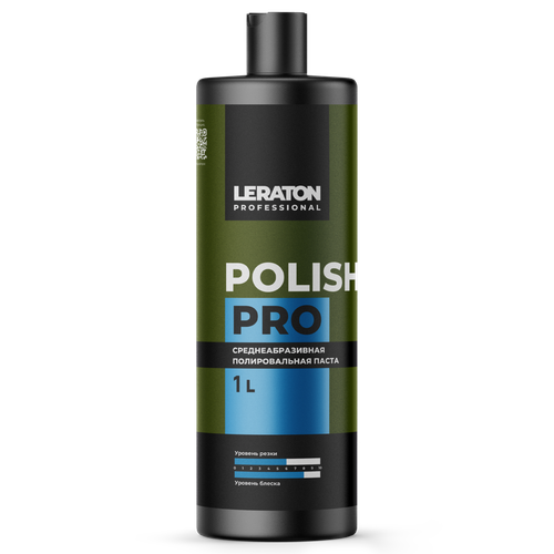 LERATON PROFESSIONAL Polish PRO Среднеабразивная полировальная паста 1 л