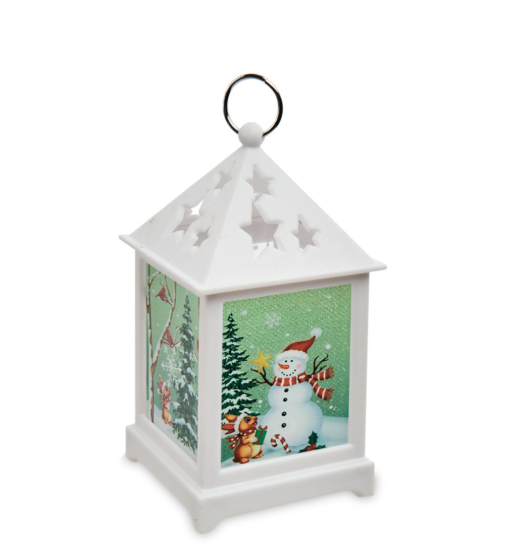 XM-837/2 Новогодний фонарь с подсветкой белый