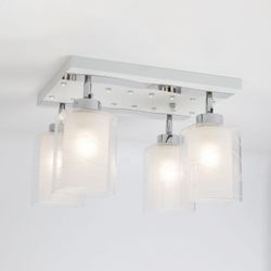 Citilux Прима CL160241 Люстра с поворотными плафонами Белая Хром