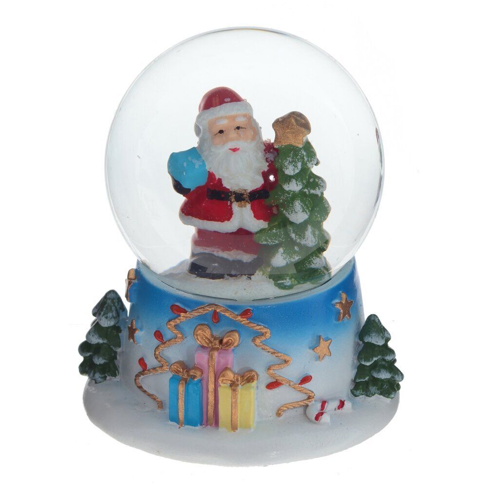 GAEM Фигурка декор в стекл шаре "Дед Мороз/Снеговик", D 4.5 см, L5,5 W5 H6 см, 2в.