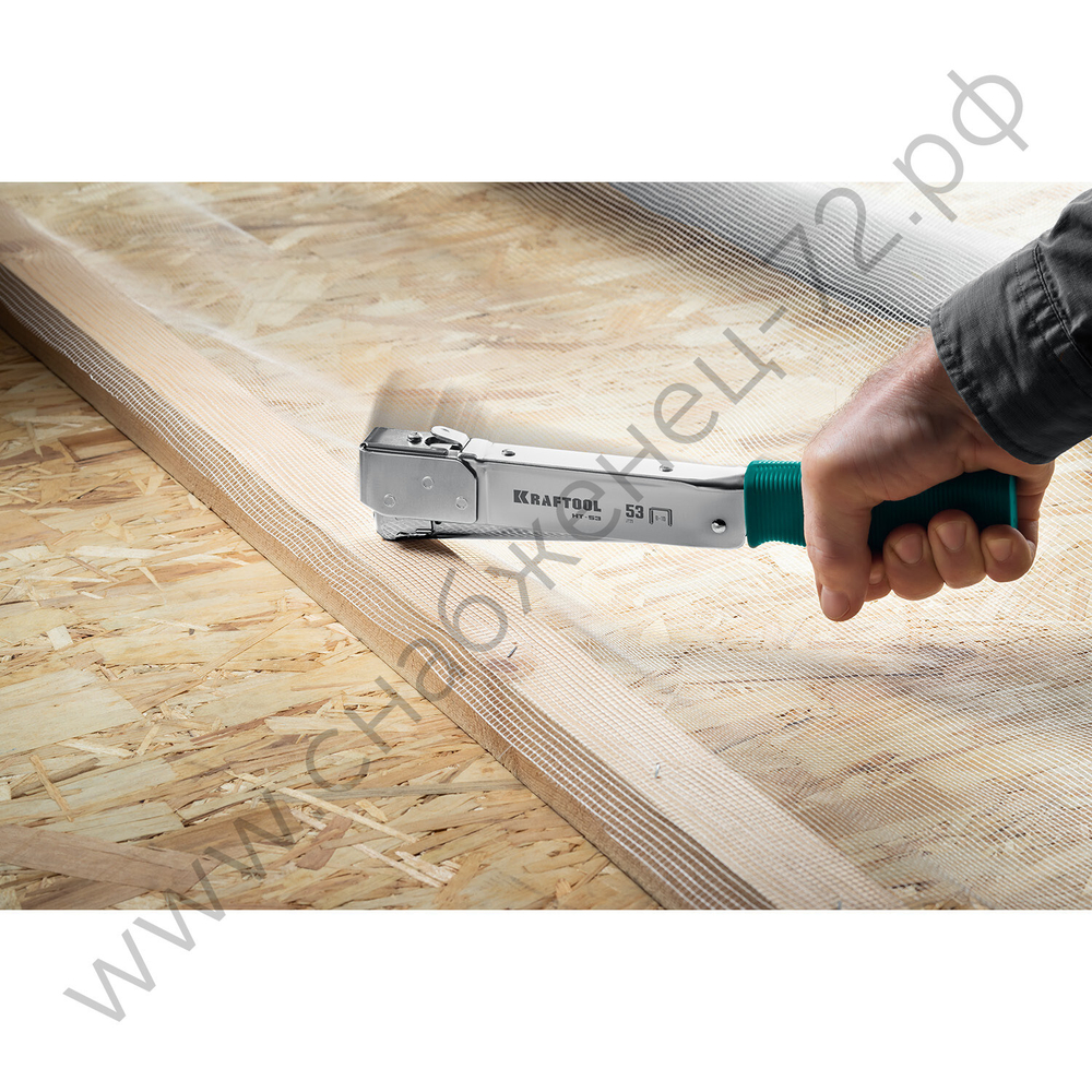 KRAFTOOL HAMMER TACKER тип 53 (A/10/JT21) 23GA(6-10мм), высокоскоростной стальной скобозабиватель (3153)