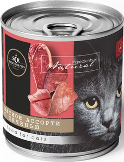 Secret Premium 240г. консервы для кошек Мясное Ассорти с Печенью