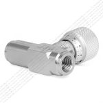 STU-G1/2-1111-1 - Дроссель трубного монтажа c рукояткой, G1/2, с обратным клапаном