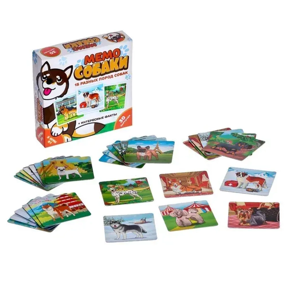 Настольная игра Мемо «Собаки»