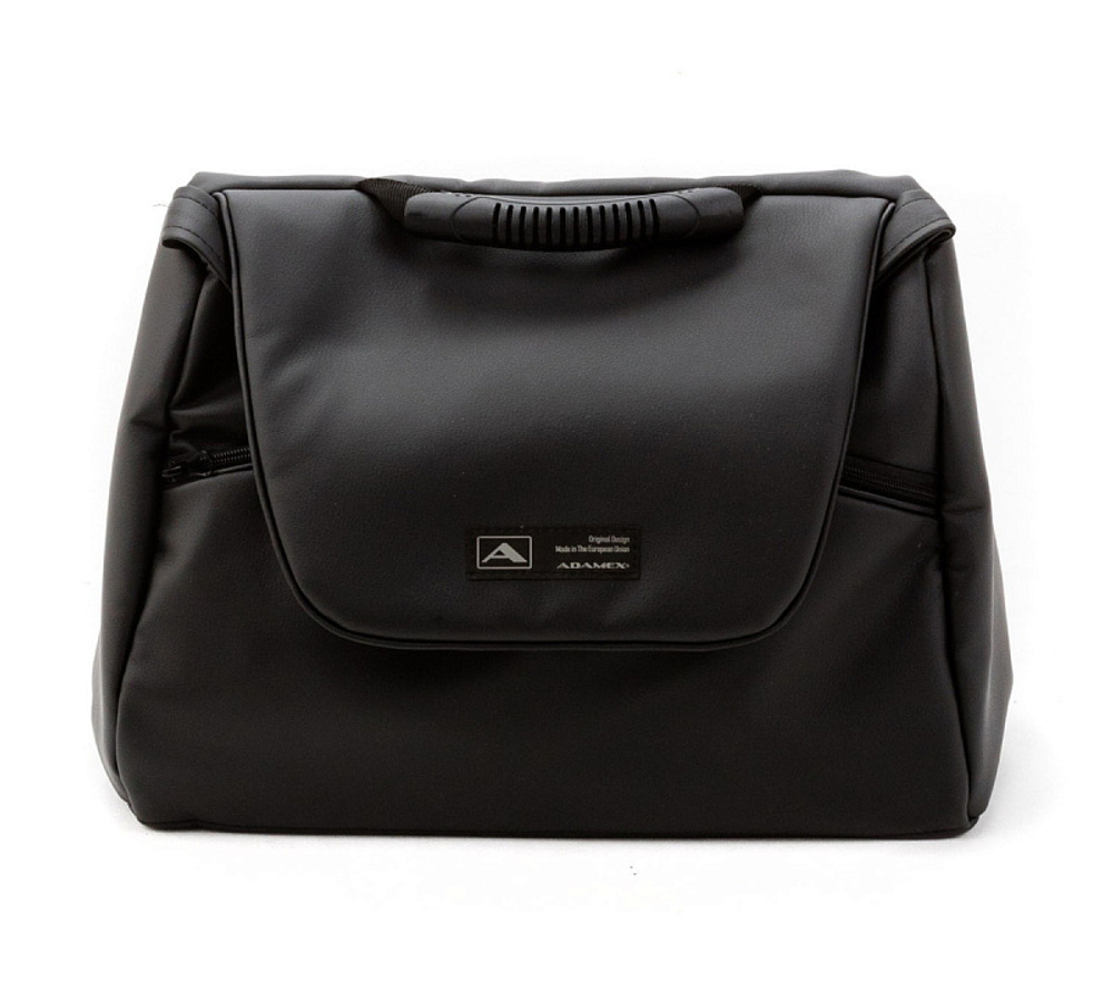 Детская коляска Adamex Nola Deluxe 3 в 1 N-SD104 (КРЕМОВАЯ КОЖА + ЧЕРН.КОЖА)