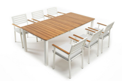 Стул из алюминия CONCORDE белый