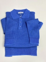 Лонгслив мужской,Поло с длинным рукавом