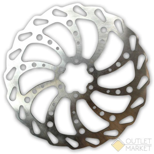 Тормозной диск CLARKS WAVEY 185 мм для дискового тормоза нержавеющая сталь