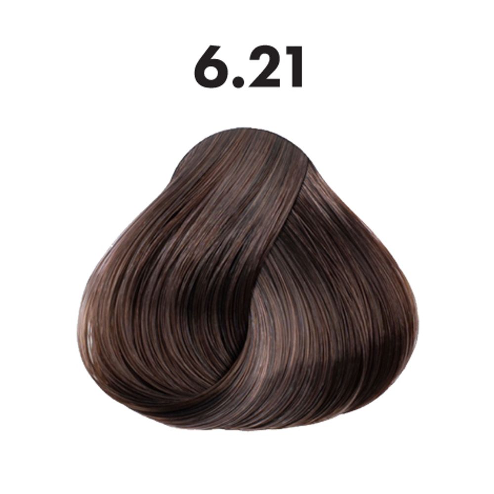 6.21 гель-краска OBRA Glow Gel Color перламутровый пепельный темно-русый - 60 мл.