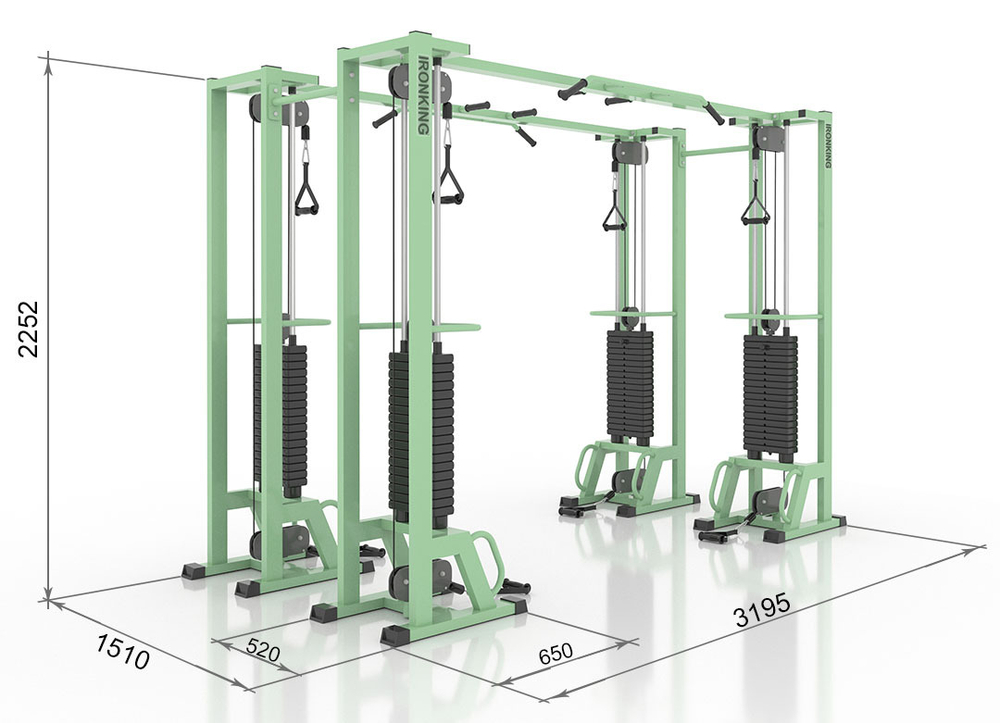IK19 Кроссовер сдвоенный Черный