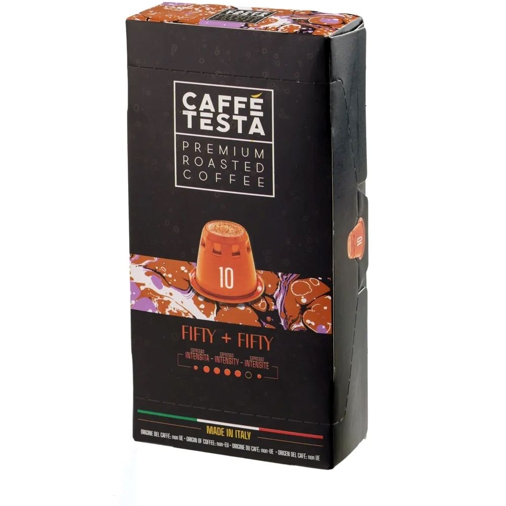 Кофе в капсулах Nespresso Caffe Testa Fifty+Fifty 10 шт 5 шт