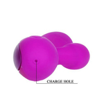 Лиловый вибратор 17см с клиторальным стимулятором Pretty Love Victor BI-014282