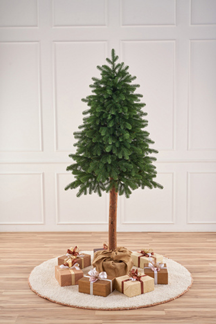 Ель искусственная Скандинавская 2,1 м ПРЕМИУМ подставка вазон Литые ветки+ Пленка ПВХ МаксКристмас