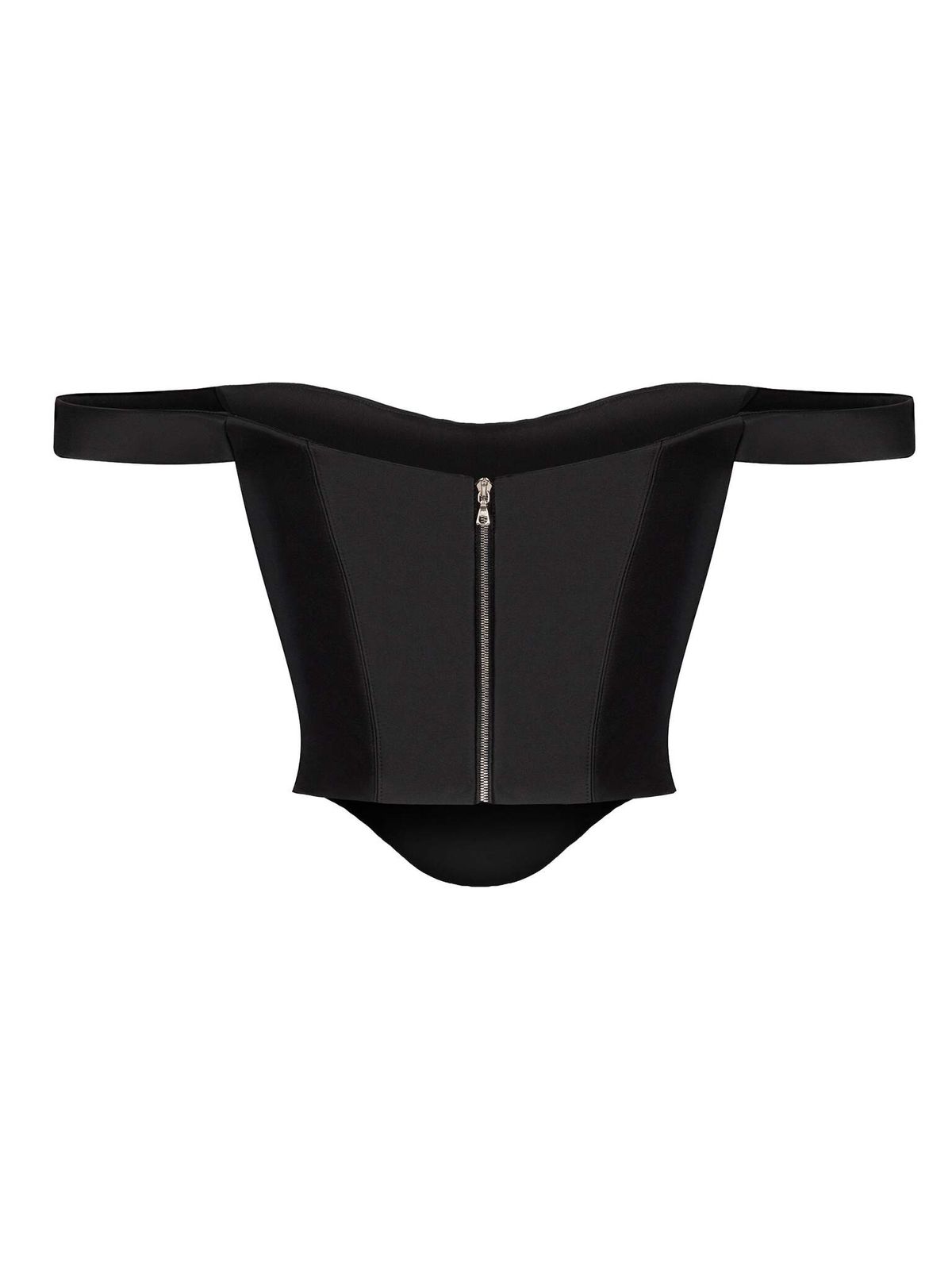 Корсетный топ из атласа