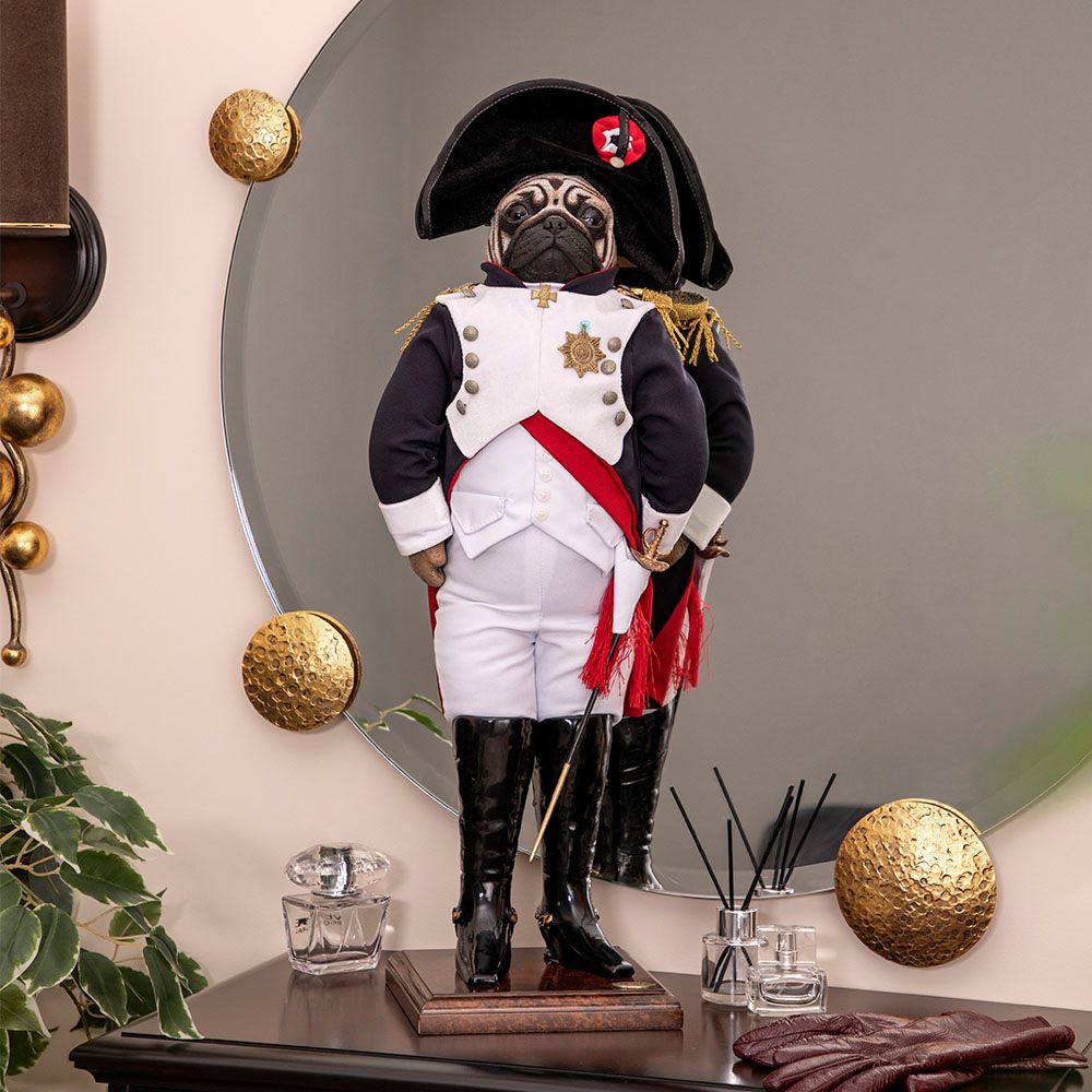 Кукла коллекционная Мопс Бонапарт