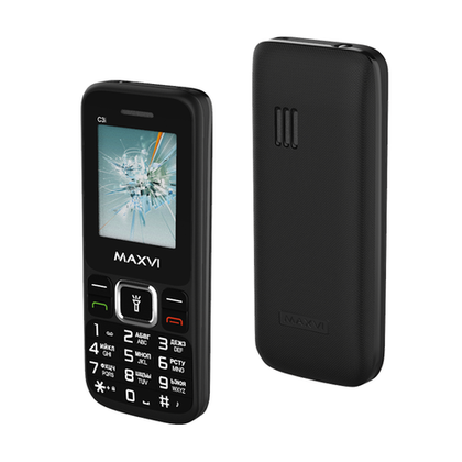Сотовый телефон Maxvi C3i Black(без камеры)