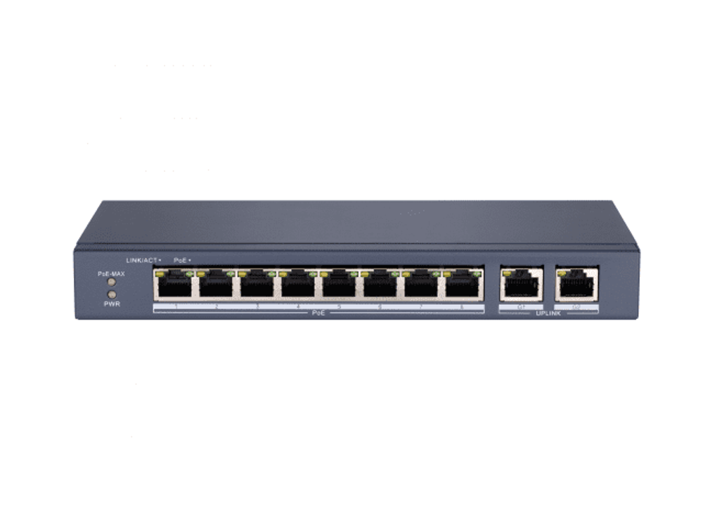 DS-S1008P Коммутатор с питанием POE