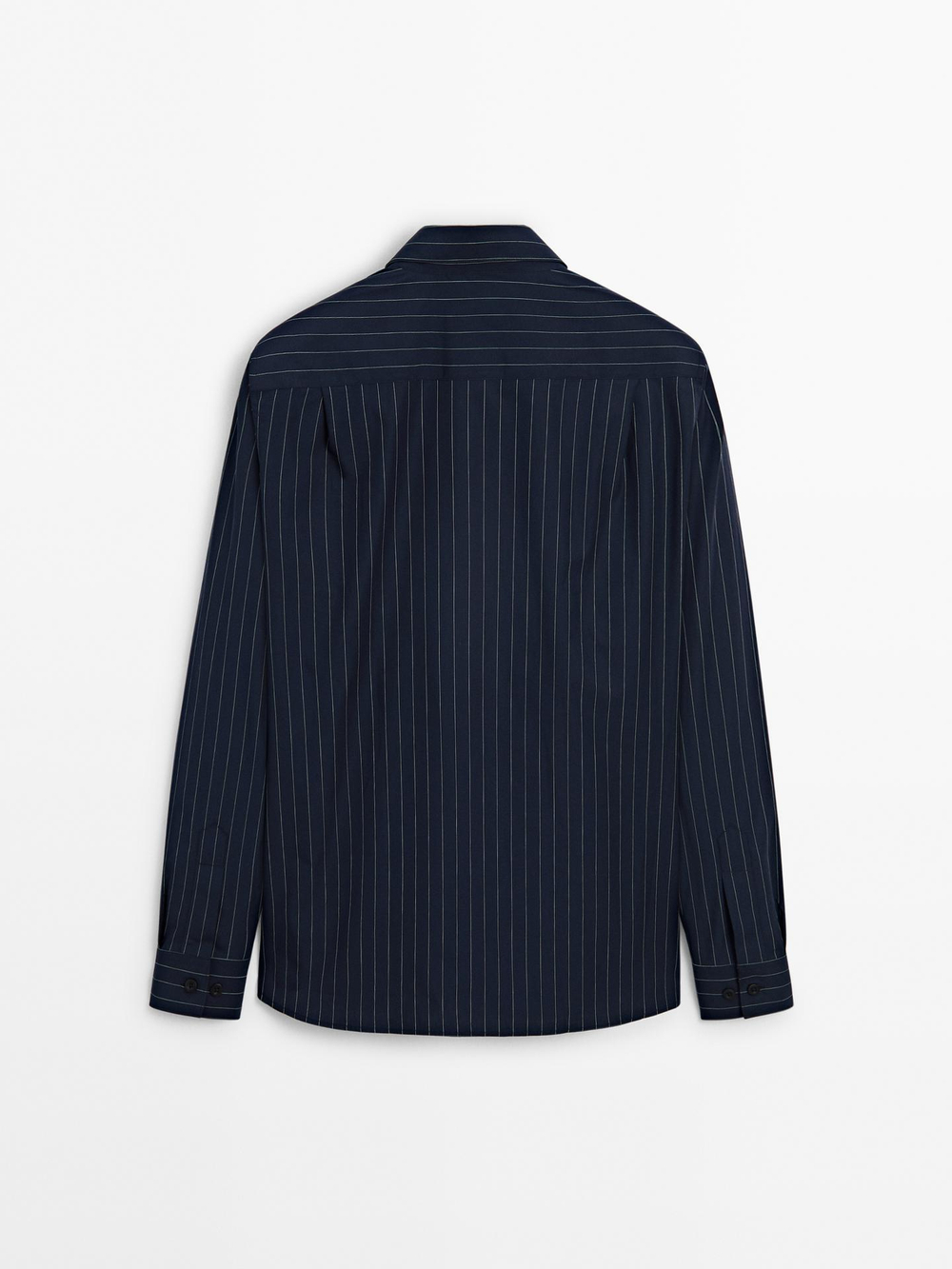 Massimo Dutti РУБАШКА ИЗ 100% ХЛОПКА, ТЕМНО-СИНИЙ