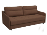 Диван прямой Манхеттен 3 (БД) тик-так LUMA 11 (коричневый)