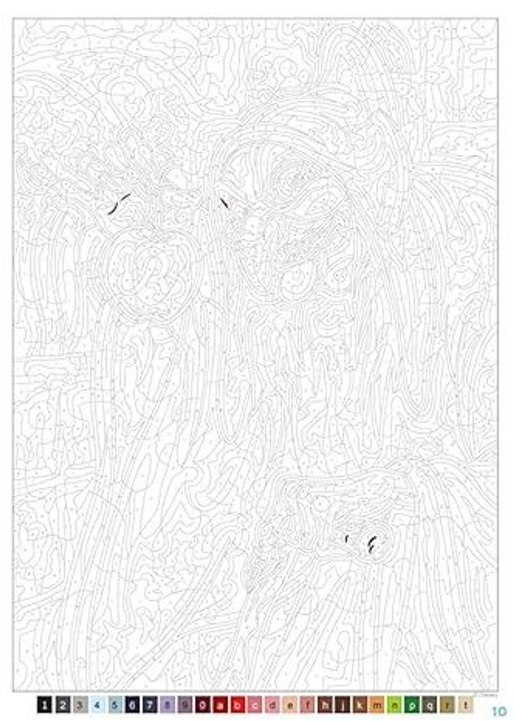 Раскраска по номерам Coloriages mysteres Disney - Злодеи, 128стр.