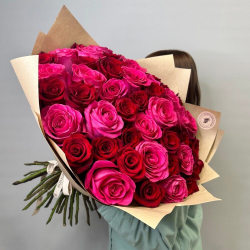 «51 roses» микс из эквадорских роз
