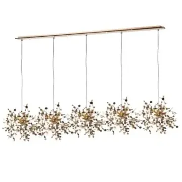 Подвесная люстра 15*G9 L5PL721132 золото Extra Lightstar