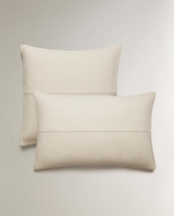 Zara Home наволочка декоративная из льна, экрю · 6363/008